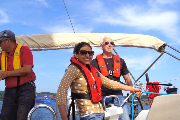 a group of people posing for the camera