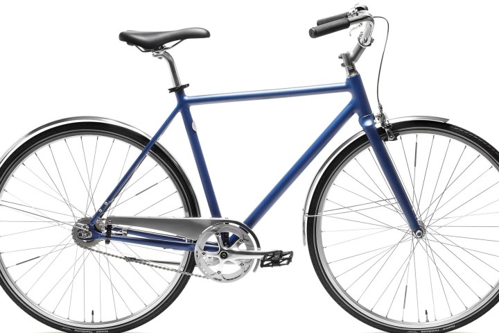 a close up of a bicycle