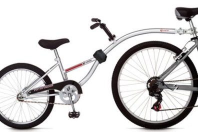 a wheel of a bicycle