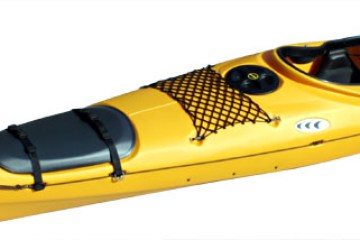 a black and yellow object